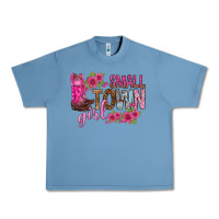 Pebble Blue small town girl with flowers bbs Urban Heavy Tee - BundleAndBundleShop