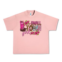 Salmon small town girl with flowers bbs Urban Heavy Tee - BundleAndBundleShop