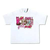 White small town girl with flowers bbs Urban Heavy Tee - BundleAndBundleShop