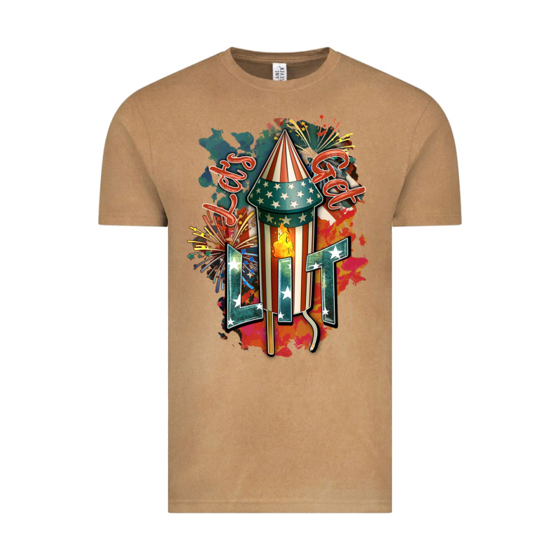 Let's Get Lit Vintage Tee by FaDigitalArtStudio | Teevron