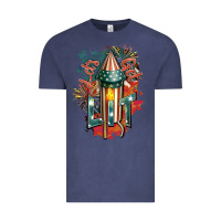 Vintage Denim Let's get lit Vintage Tee - FaDigitalArtStudio