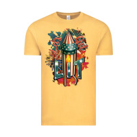 Vintage Mustard Let's get lit Vintage Tee - FaDigitalArtStudio