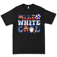 Black Red white cool with gnomies 4th of july Premium Tee - HowdyJamesFarm