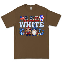 Cacao Red white cool with gnomies 4th of july Premium Tee - HowdyJamesFarm