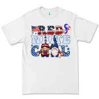 White Red white cool with gnomies 4th of july Premium Tee - HowdyJamesFarm