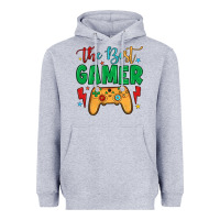 Heather Grey the best gamer Heavyweight Hoodie - JahusDesignShop