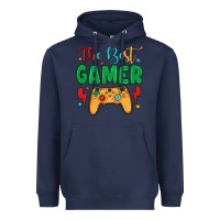 Navy the best gamer Heavyweight Hoodie - JahusDesignShop
