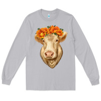 Moon Dust Charolais Cow Long Sleeve Tee - RanaPortraitStore