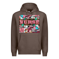 Coffee Nurse Premium Hoodie - LillyAllenDesigns