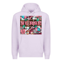 Lilac Nurse Premium Hoodie - LillyAllenDesigns