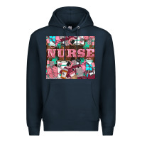 Navy Nurse Premium Hoodie - LillyAllenDesigns