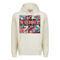 Oatmeal Heather Nurse Premium Hoodie - LillyAllenDesigns