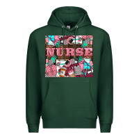 Sports Green Nurse Premium Hoodie - LillyAllenDesigns