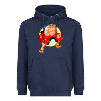 Navy #rikishi rank sumo Heavyweight Hoodie - linhVisuals