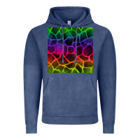 Vintage Denim colorful giraffe seamless pattern Vintage Hoodie - BundleAndBundleShop