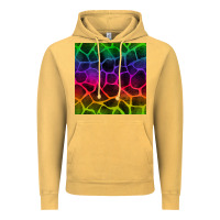 Vintage Mustard colorful giraffe seamless pattern Vintage Hoodie - BundleAndBundleShop