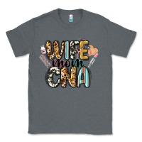 Charcoal Heather wife mom cna Classic Tee - CowGirlArtShop