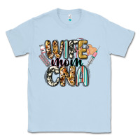 Dusty Blue wife mom cna Classic Tee - CowGirlArtShop