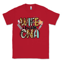 Red wife mom cna Classic Tee - CowGirlArtShop