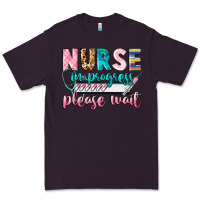 Plum Nurse in progres Premium Tee - CowGirlArtShop