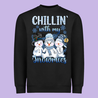 Chillin  With My Sowmies Heavyweight Sweatshirt Designed By Adodesignshop