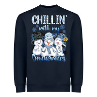 Navy chillin  with my sowmies Heavyweight Sweatshirt - AdoDesignShop