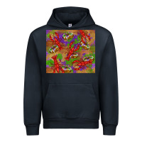 Navy mardi gras crawfish king cake Urban Hoodie - RanaPortraitStore