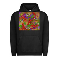 Pigment Black mardi gras crawfish king cake Urban Hoodie - RanaPortraitStore