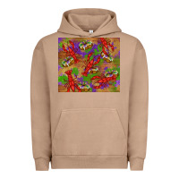 Pigment Burro mardi gras crawfish king cake Urban Hoodie - RanaPortraitStore