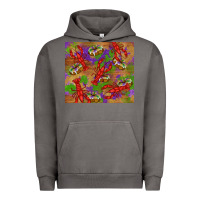 Pigment Tornado mardi gras crawfish king cake Urban Hoodie - RanaPortraitStore