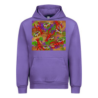 Tulip mardi gras crawfish king cake Urban Hoodie - RanaPortraitStore