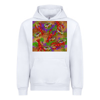 White mardi gras crawfish king cake Urban Hoodie - RanaPortraitStore
