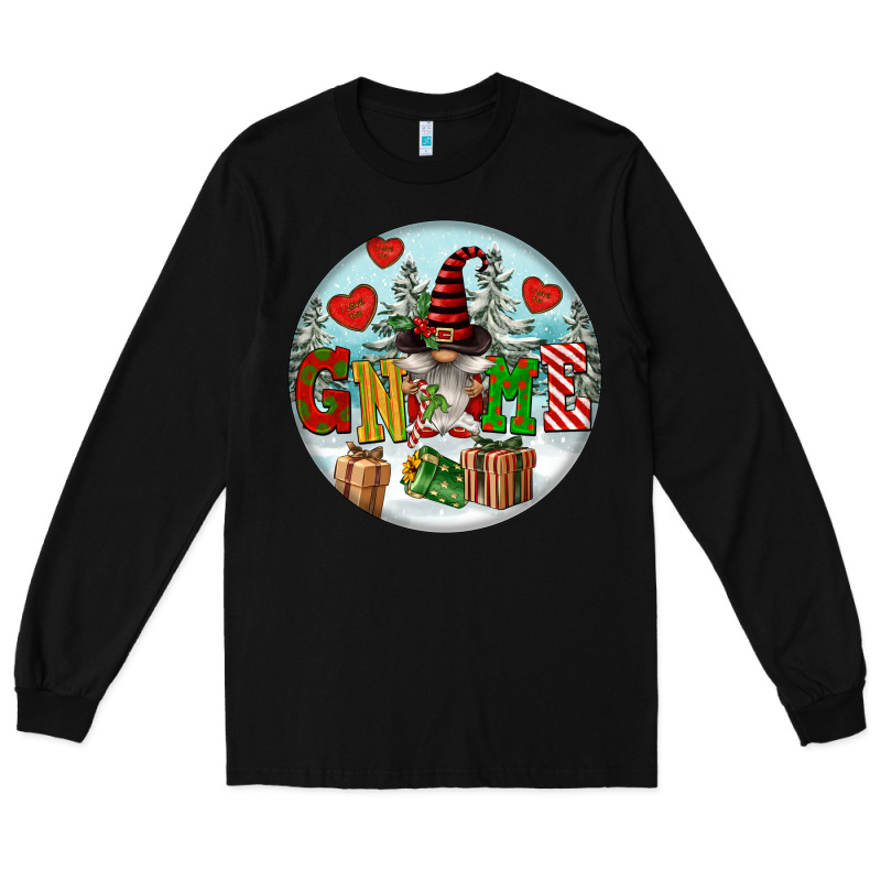 Christmas Gnome Long Sleeve Tee by FaDigitalArtStudio | Teevron