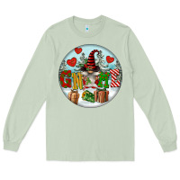 Matcha Christmas Gnome Long Sleeve Tee - FaDigitalArtStudio