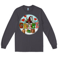Smoke Christmas Gnome Long Sleeve Tee - FaDigitalArtStudio