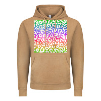 Vintage Camel watercolor rainbow leopard seamless pattern Vintage Hoodie - BundleAndBundleShop