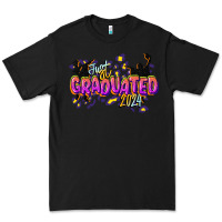 Black just graduated 2024 Premium Tee - CowGirlArtShop