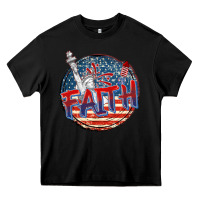 Black faith usa Heavy Core Tee - CowGirlArtShop