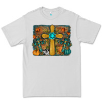 Dove Grey fall cross Premium Tee - RanaPortraitStore