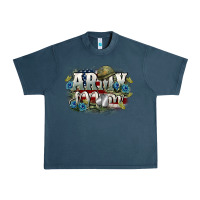 Midnight Navy Army mom Mother's Day Urban Heavy Tee - FaDigitalArtStudio
