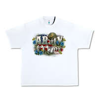 White Army mom Mother's Day Urban Heavy Tee - FaDigitalArtStudio