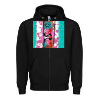 Black v.d xoxo gemstone Zipper Hoodie - AdoDesignShop