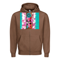 Chestnut v.d xoxo gemstone Zipper Hoodie - AdoDesignShop