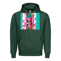 Sports Green v.d xoxo gemstone Zipper Hoodie - AdoDesignShop