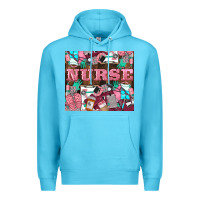 Ocean Blue Nurse Premium Hoodie - LillyAllenDesigns