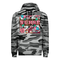 Slate Camo Nurse Premium Hoodie - LillyAllenDesigns