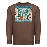 Chestnut it’s a beautiful day to smile Premium Sweatshirt - JahusDesignShop