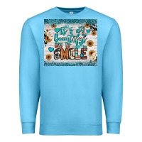 Ocean Blue it’s a beautiful day to smile Premium Sweatshirt - JahusDesignShop