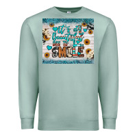 Seafoam it’s a beautiful day to smile Premium Sweatshirt - JahusDesignShop