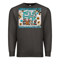 Smoke it’s a beautiful day to smile Premium Sweatshirt - JahusDesignShop